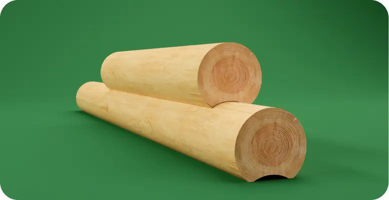 Оцилиндрованное бревно