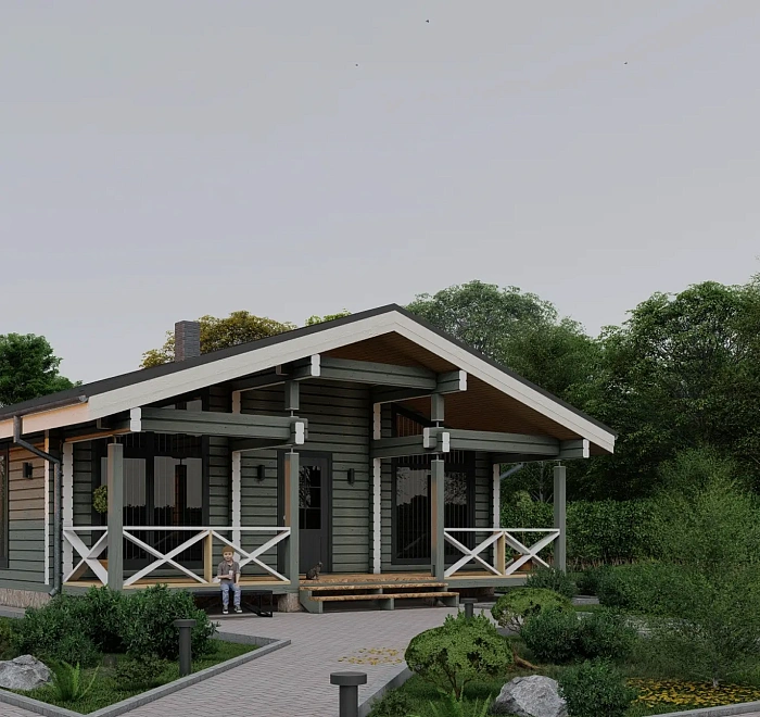 Дом из бруса «‎Лаймы»