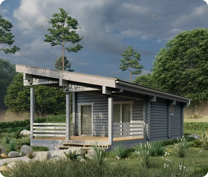 Баня из бруса «‎Родник»