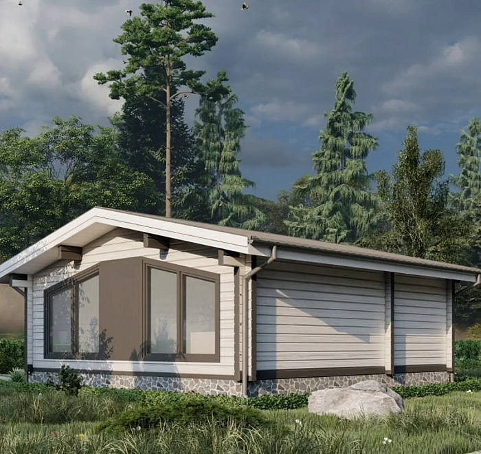 Дом из бруса «‎Тавда»