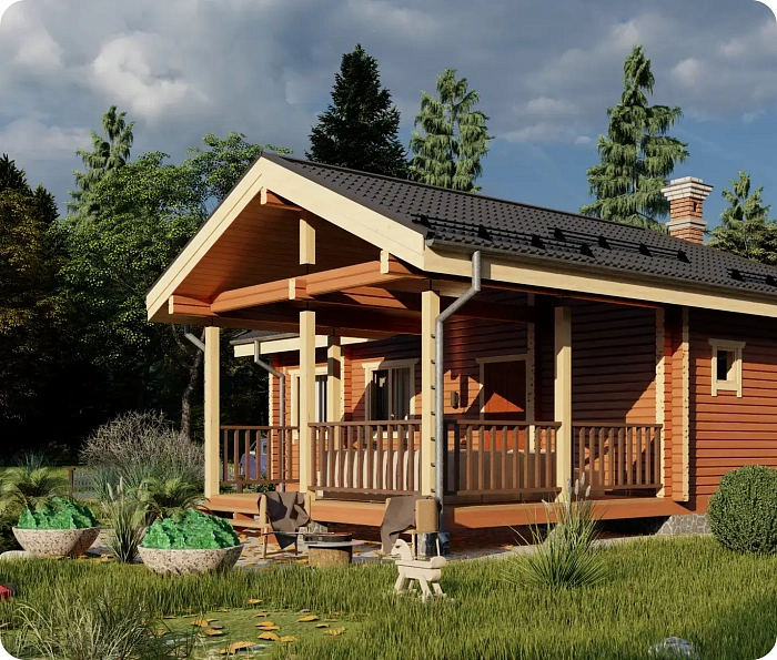 Баня из бруса «‎Мохирева»