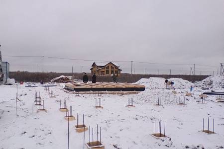Строительство дома зимой