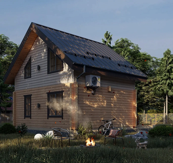 Дом из бруса «‎Кашино»