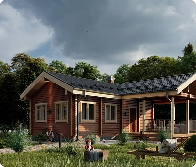 Баня из бруса «‎Мохирева»