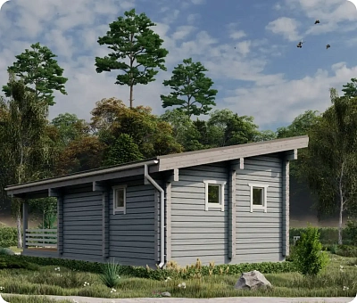 Баня из бруса «‎Родник»