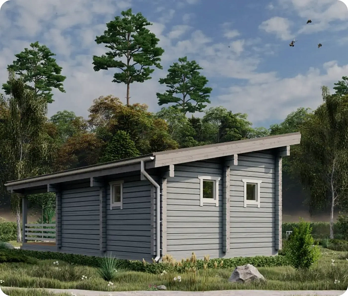 Баня из бруса «‎Родник»