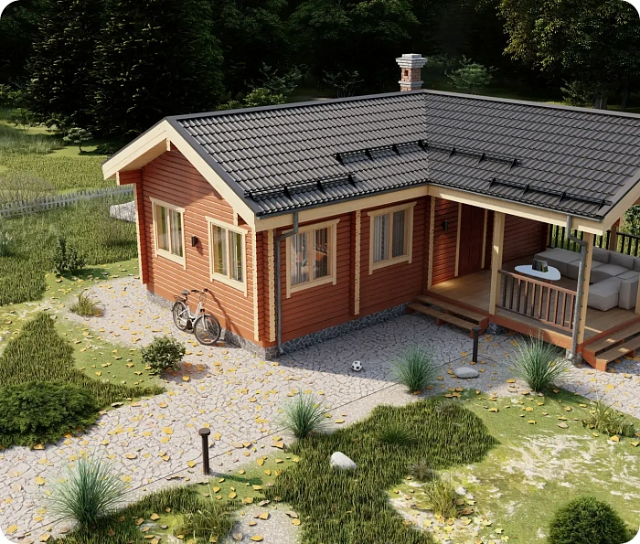 Баня из бруса «‎Мохирева»