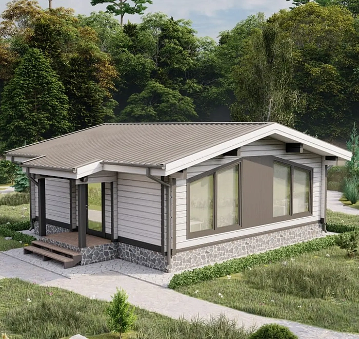 Дом из бруса «‎Тавда»