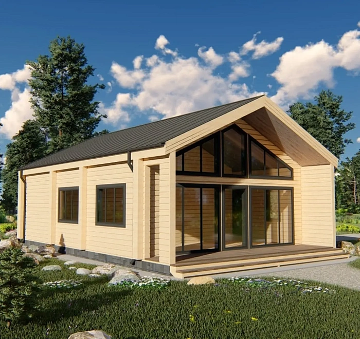 Дом из бруса «‎Восток»