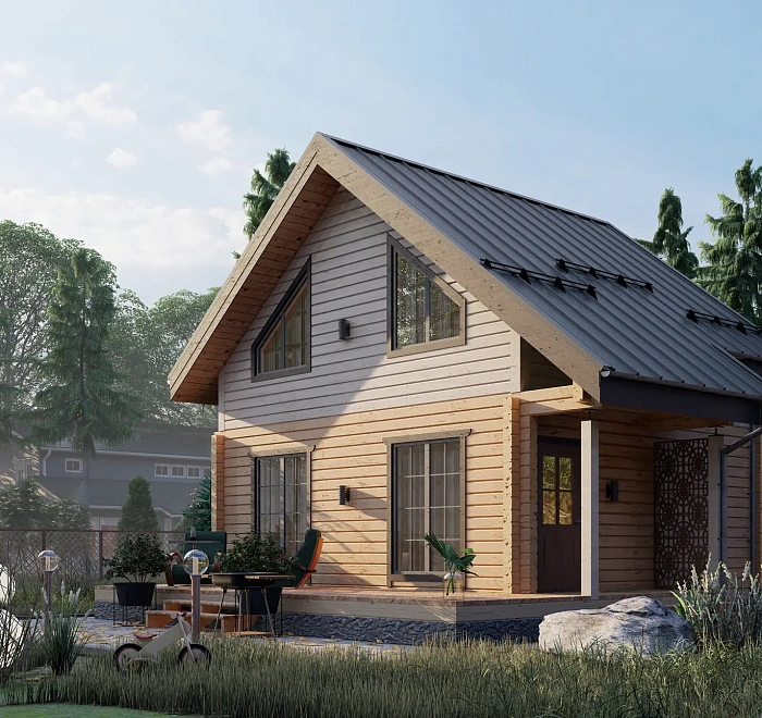 Дом из бруса «‎Кашино»