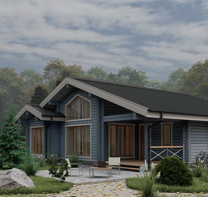 Дом из бруса «‎Исеть»