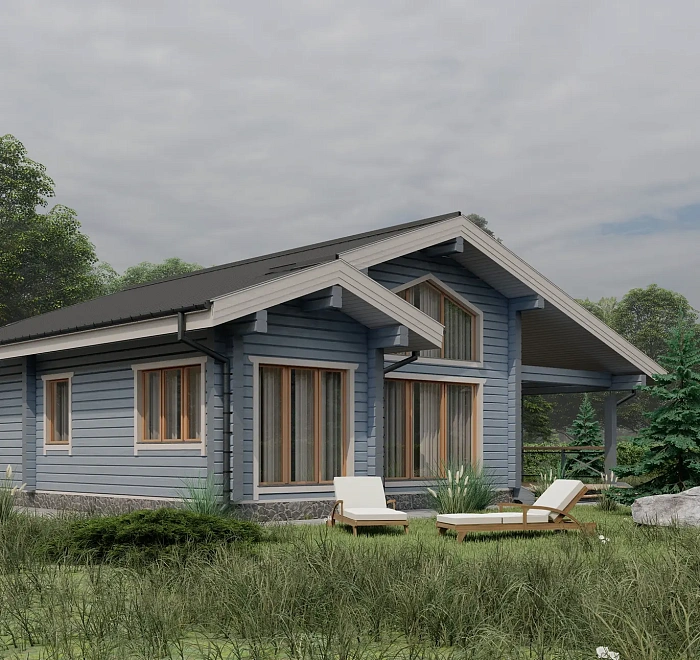 Дом из бруса «‎Исеть»