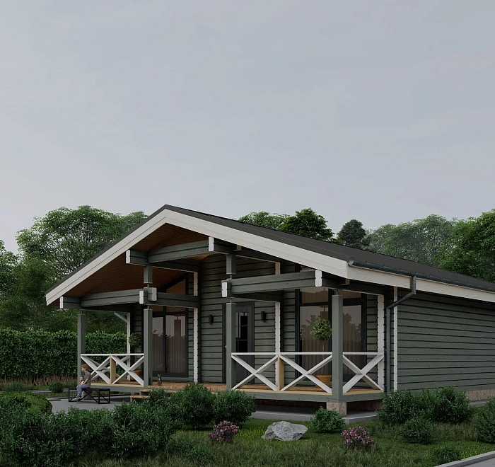 Дом из бруса «‎Лаймы»