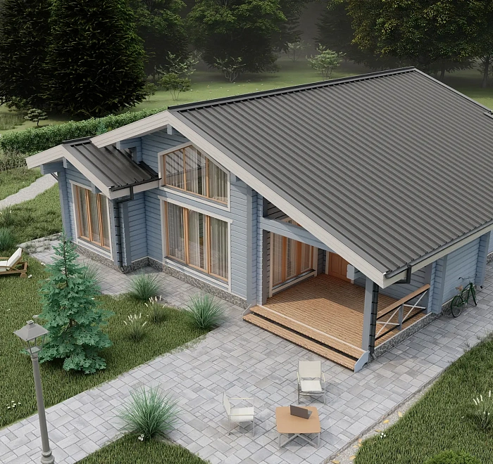 Дом из бруса «‎Исеть»