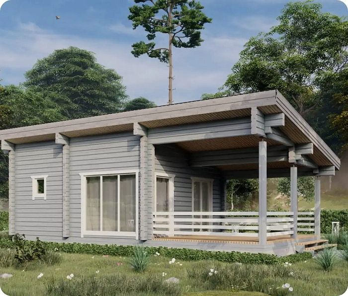 Баня из бруса «‎Родник»