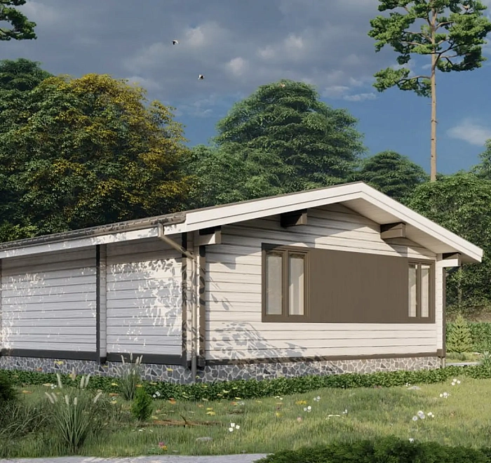 Дом из бруса «‎Тавда»